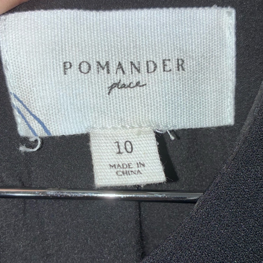 Tuckernuck Pomander Place Leah Cape Dress in Black Size 10 - Picture 8 of 9